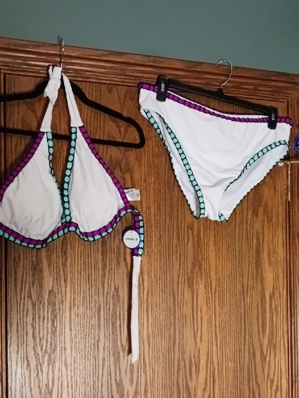 NWT Women's Swimsuits For All  Two Piece Swimsuit